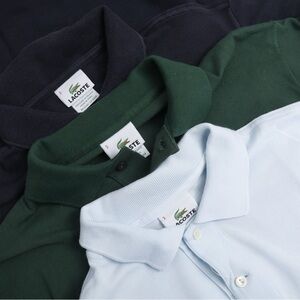 Lacoste Polo Shirt Bundle Size 3 Small Navy Green Blue